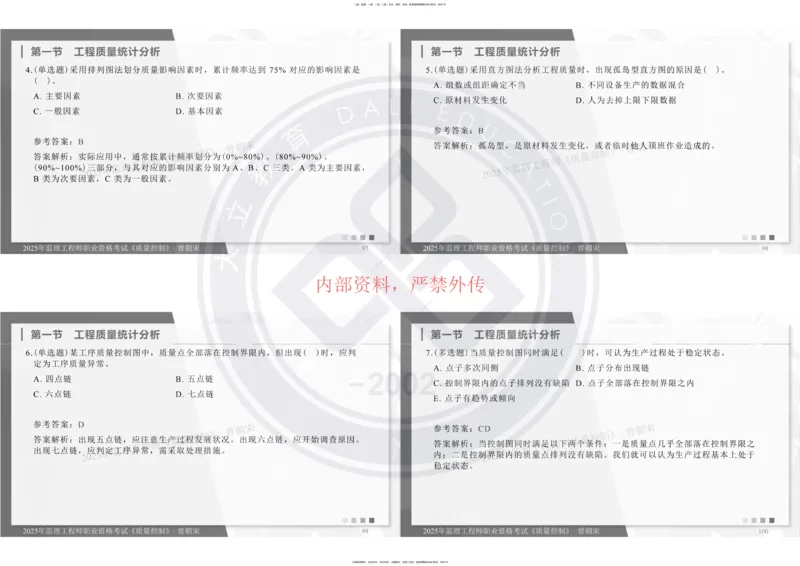 2025年监理《质量控制》精讲讲义（一页四个打印版）_监理工程师_2025监理工程师_2025年监理工程师SVIP_2025年监理土建控制SVIP_02-基础精讲✿高端面授✿深度强化_讲义