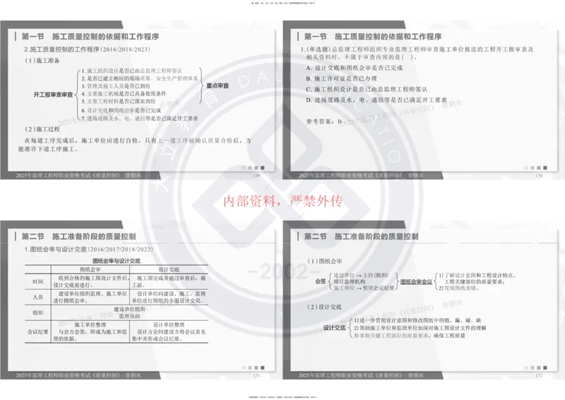 2025年监理《质量控制》精讲讲义（一页四个打印版）_监理工程师_2025监理工程师_2025年监理工程师SVIP_2025年监理土建控制SVIP_02-基础精讲✿高端面授✿深度强化_讲义