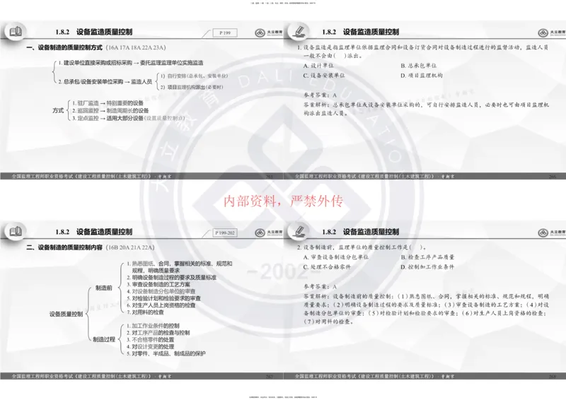 2025年监理《质量控制》精讲讲义（一页四个打印版）_监理工程师_2025监理工程师_2025年监理工程师SVIP_2025年监理土建控制SVIP_02-基础精讲✿高端面授✿深度强化_讲义