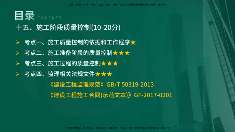 25年《案例分析（土建）》第15-17个知识点（在线版）_监理工程师_2025监理工程师_2025年监理工程师SVIP_2025年监理土建案例SVIP_02-基础精讲✿高端面授✿深度强化