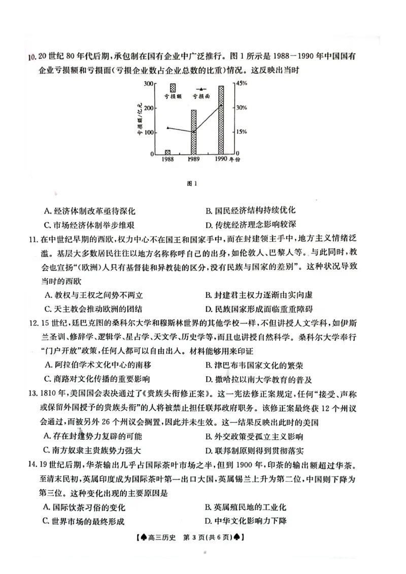 历史-湖南省金太阳2023-2024学年高三下学期2月开学统一考试（&spades;）(1)_2024年2月_022月合集_2024届湖南省金太阳高三下学期2月开学统一考试（&spades;）更新中