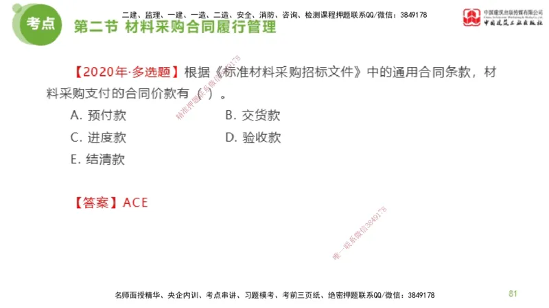 2025年监理工程师《合同管理》超强周练03节（下）_监理工程师_2025监理工程师_2025年监理工程师SVIP_2025年监理合同管理SVIP_03-习题精析✿实战特训✿模考通关_讲义