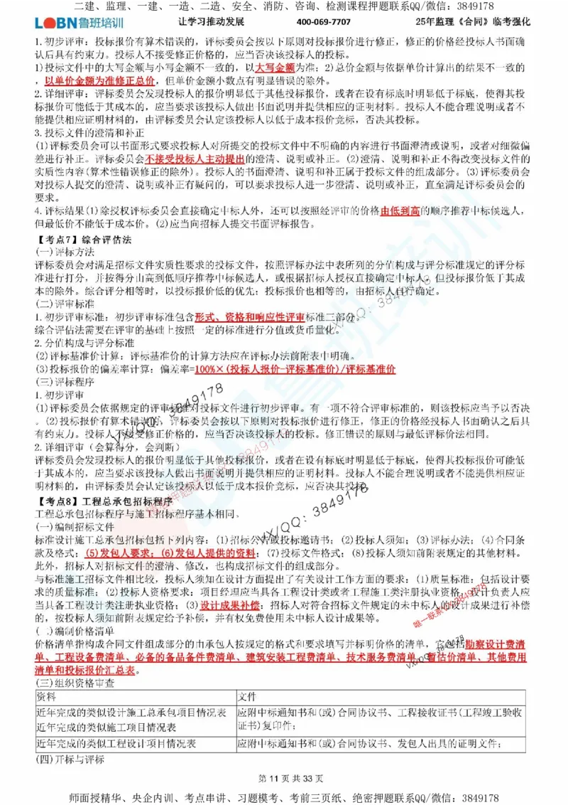 2025年监理《合同管理》LB-万元临考强化_监理工程师_2025监理工程师_2025年监理工程师SVIP_2025年监理合同管理SVIP_05-考前密训✿央企特训✿机构普押