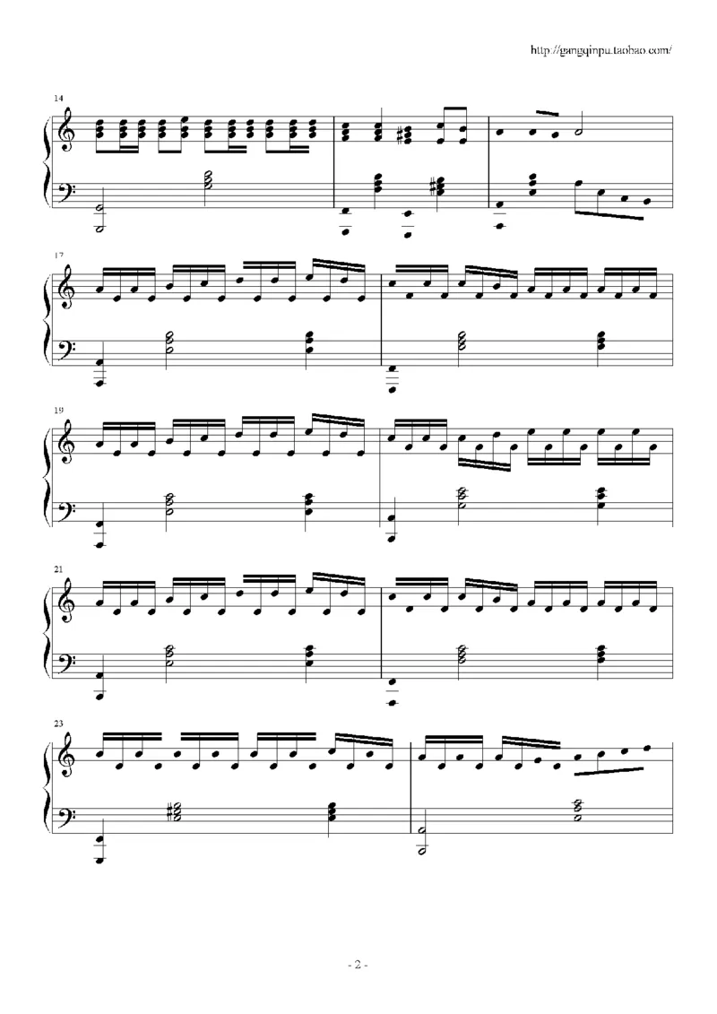 21、王力宏（80页，共17首）_一万首著名钢琴曲谱哈农贝多芬合集视频教学电子版高清无水印可打印_3流行音乐谱_流行钢琴谱合集形式_高清PDF无水印