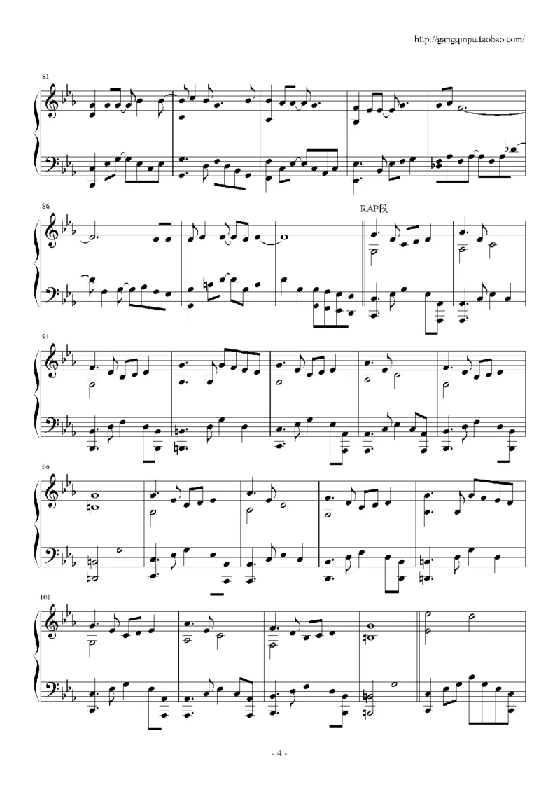 21、王力宏（80页，共17首）_一万首著名钢琴曲谱哈农贝多芬合集视频教学电子版高清无水印可打印_3流行音乐谱_流行钢琴谱合集形式_高清PDF无水印