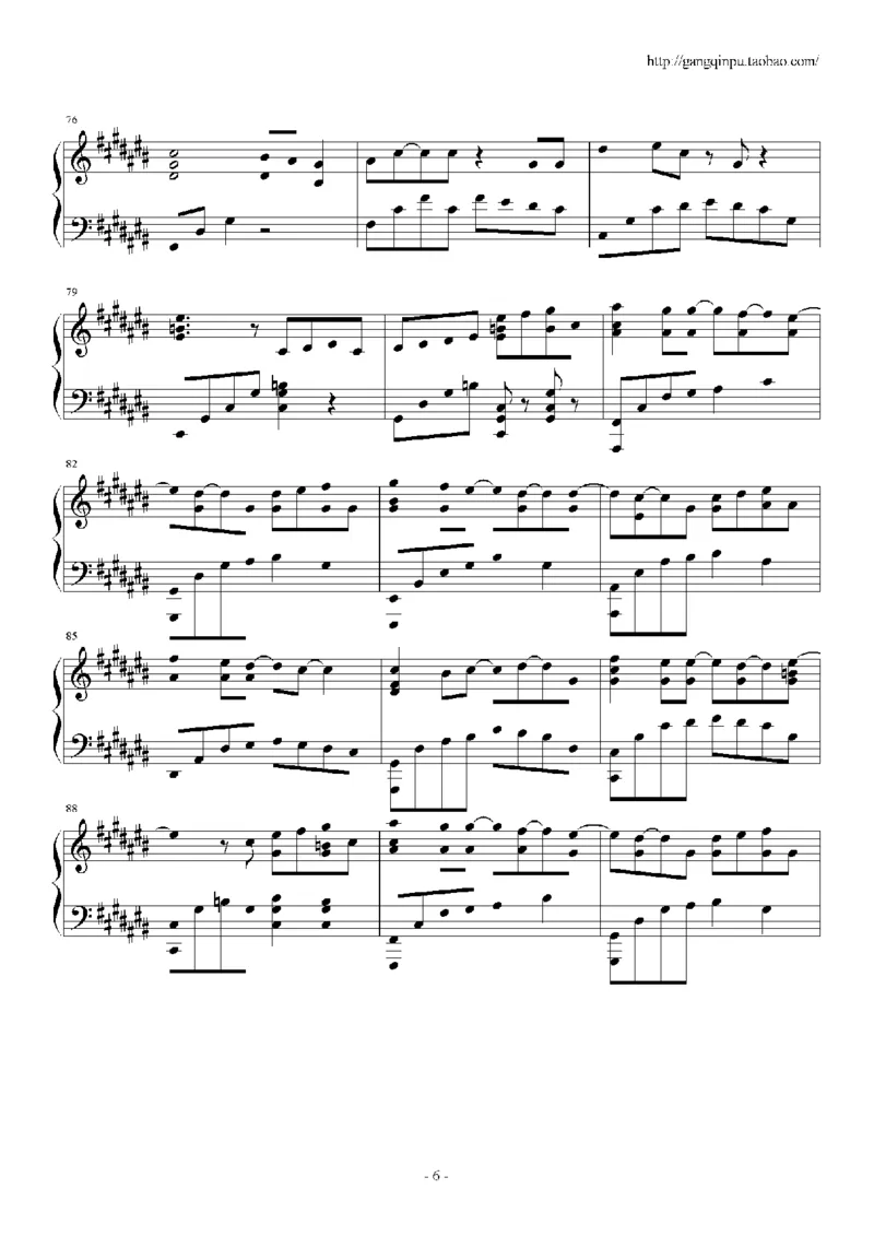 21、王力宏（80页，共17首）_一万首著名钢琴曲谱哈农贝多芬合集视频教学电子版高清无水印可打印_3流行音乐谱_流行钢琴谱合集形式_高清PDF无水印