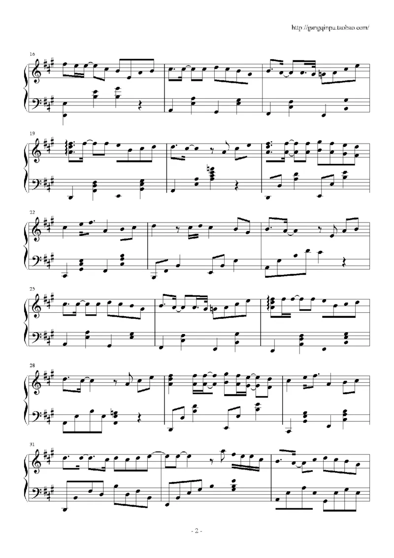 21、王力宏（80页，共17首）_一万首著名钢琴曲谱哈农贝多芬合集视频教学电子版高清无水印可打印_3流行音乐谱_流行钢琴谱合集形式_高清PDF无水印