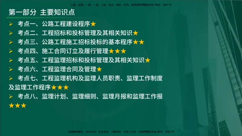 25年《案例交通》第1章（1-3节）讲义在线版_监理工程师_2025监理工程师_2025年监理工程师SVIP_2025年监理交通案例SVIP_02-基础精讲✿高端面授✿深度强化