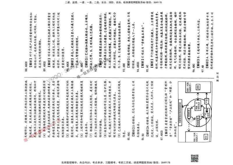 2025监理水利控制-考前圈题AB卷_监理工程师_2025监理工程师_2025年监理工程师SVIP_2025年监理水利控制SVIP_05-考前密训✿央企特训✿机构普押