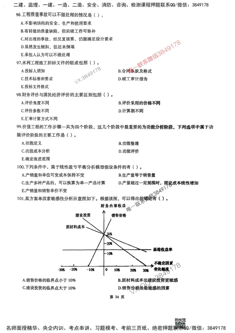 2025监理水利控制-考前圈题AB卷_监理工程师_2025监理工程师_2025年监理工程师SVIP_2025年监理水利控制SVIP_05-考前密训✿央企特训✿机构普押