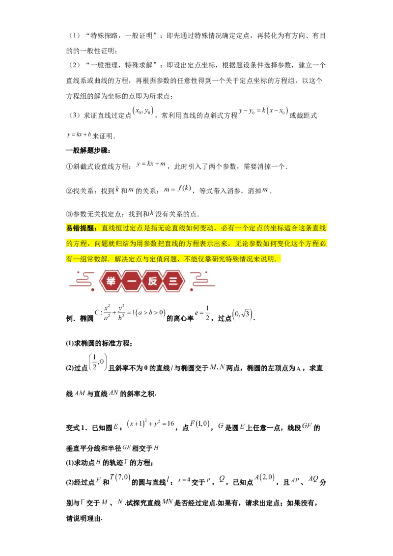 专题11圆锥曲线（4大易错点分析+解题模板+举一反三+易错题通关）-备战2024年高考数学考试易错题（新高考专用）（原卷版）_2024年3月_02按日期_16号