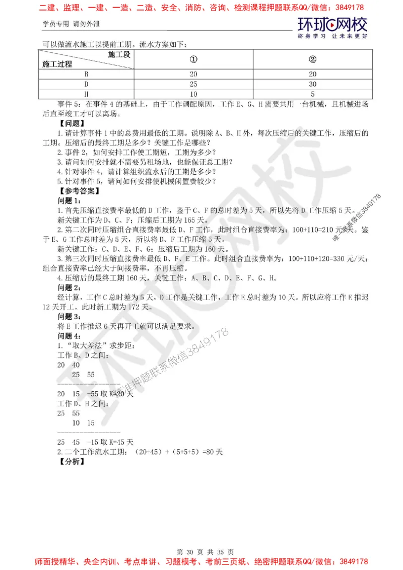 2025环球网校监理工程师《建设工程监理案例分析》（土建）精讲习题集_监理工程师_2025监理工程师_2025年监理工程师SVIP_2025年监理土建案例SVIP
