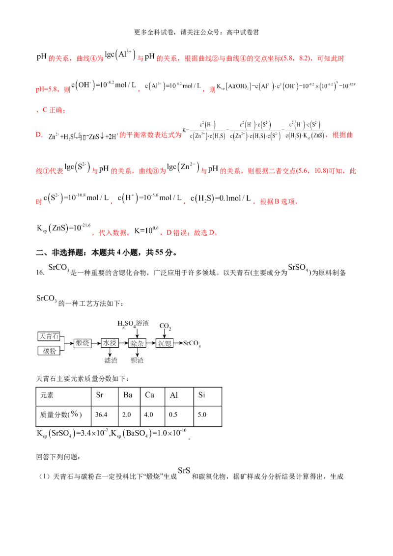 化学（九省联考真题完全解读，黑龙江、吉林卷）-2024年1月&ldquo;九省联考&rdquo;真题完全解读与考后提升_2024年4月_其他_2024年1月新&ldquo;九省联考&rdquo;考后提升卷（原卷+解析）