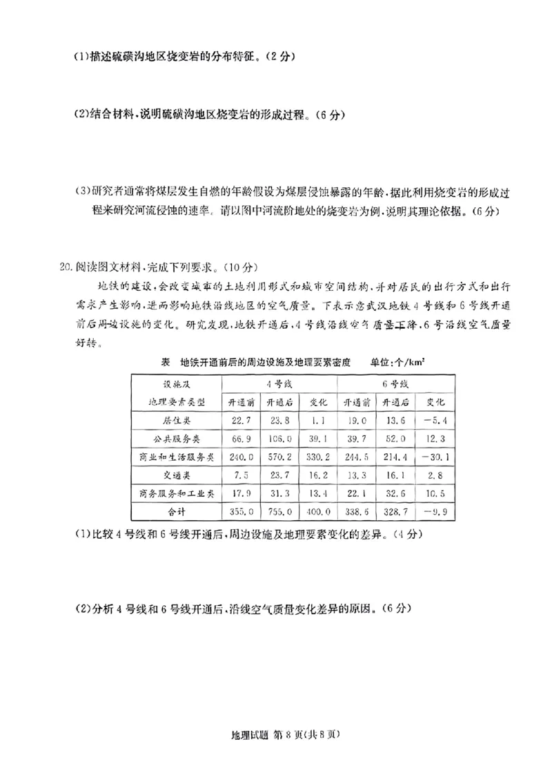 佩佩教育2024年普通高中学业水平选择性考试湖南3月高三联考卷地理(1)_2024年3月_013月合集_2024届湖南&bull;省佩佩教育高三3月联考卷