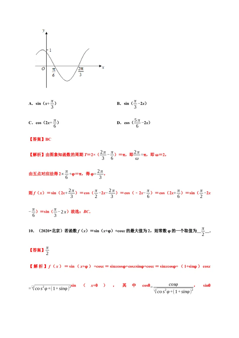 专题25三角函数（真题训练）-高一数学单元复习（人教A版2019必修第一册）_E015高中全科试卷_数学试题_必修1_01.单元测试_单元测试（第一套）