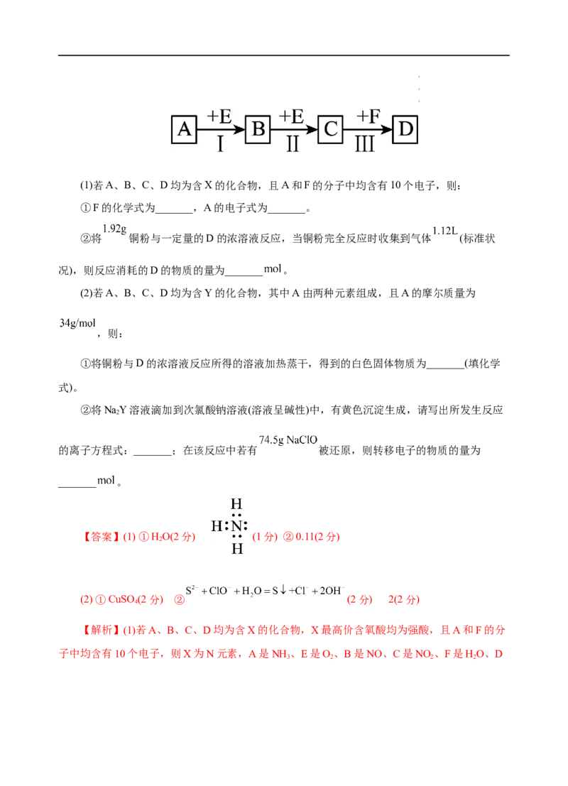 模拟卷02-高一化学下学期高频考题期末测试卷（人教2019必修第二册）（解析版）_E015高中全科试卷_化学试题_必修2_2.新版人教版高中化学试卷必修二_4.期末试卷