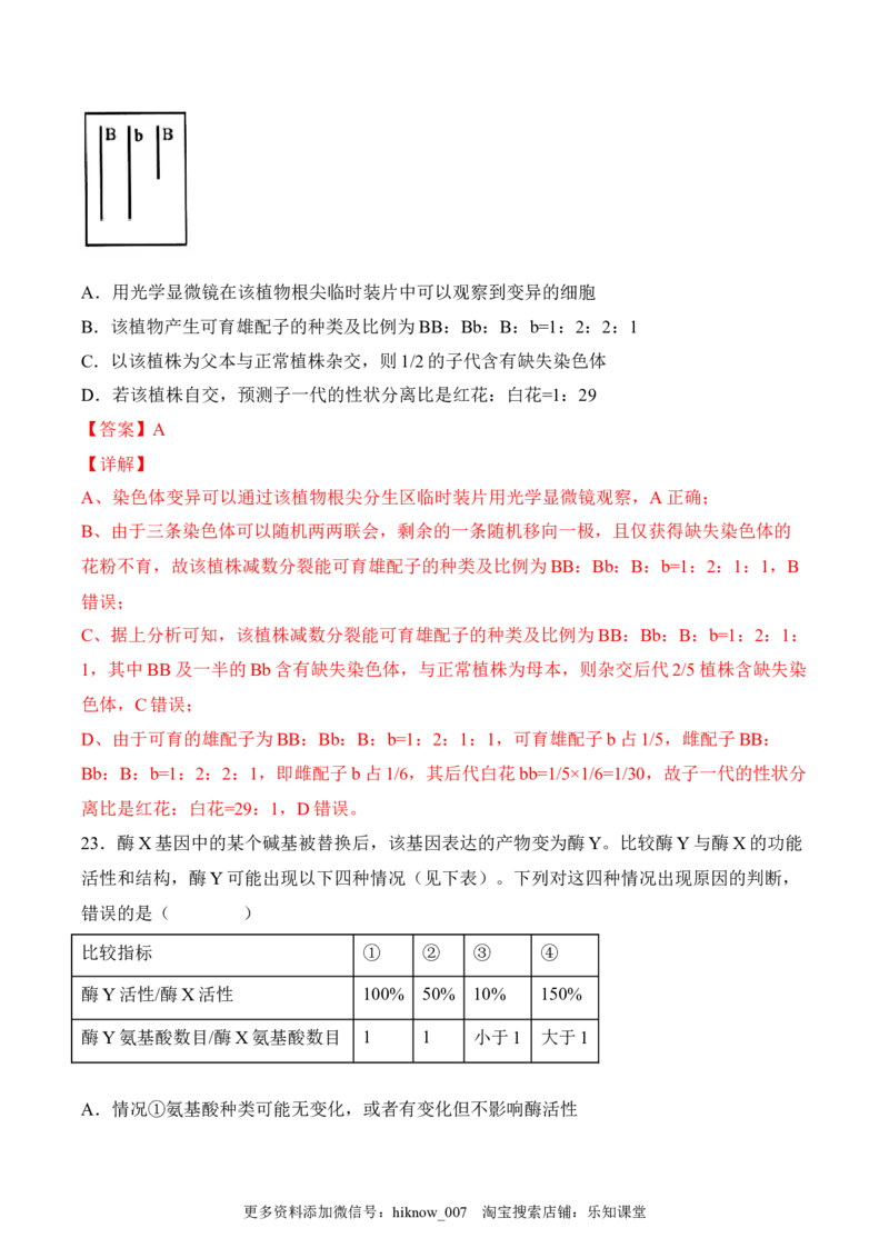 5月份检测卷02（提升练）（考试范围：第1~5章第2节）（解析版）_E015高中全科试卷_生物试题_必修2_2.同步练习_2、课后培优练2023