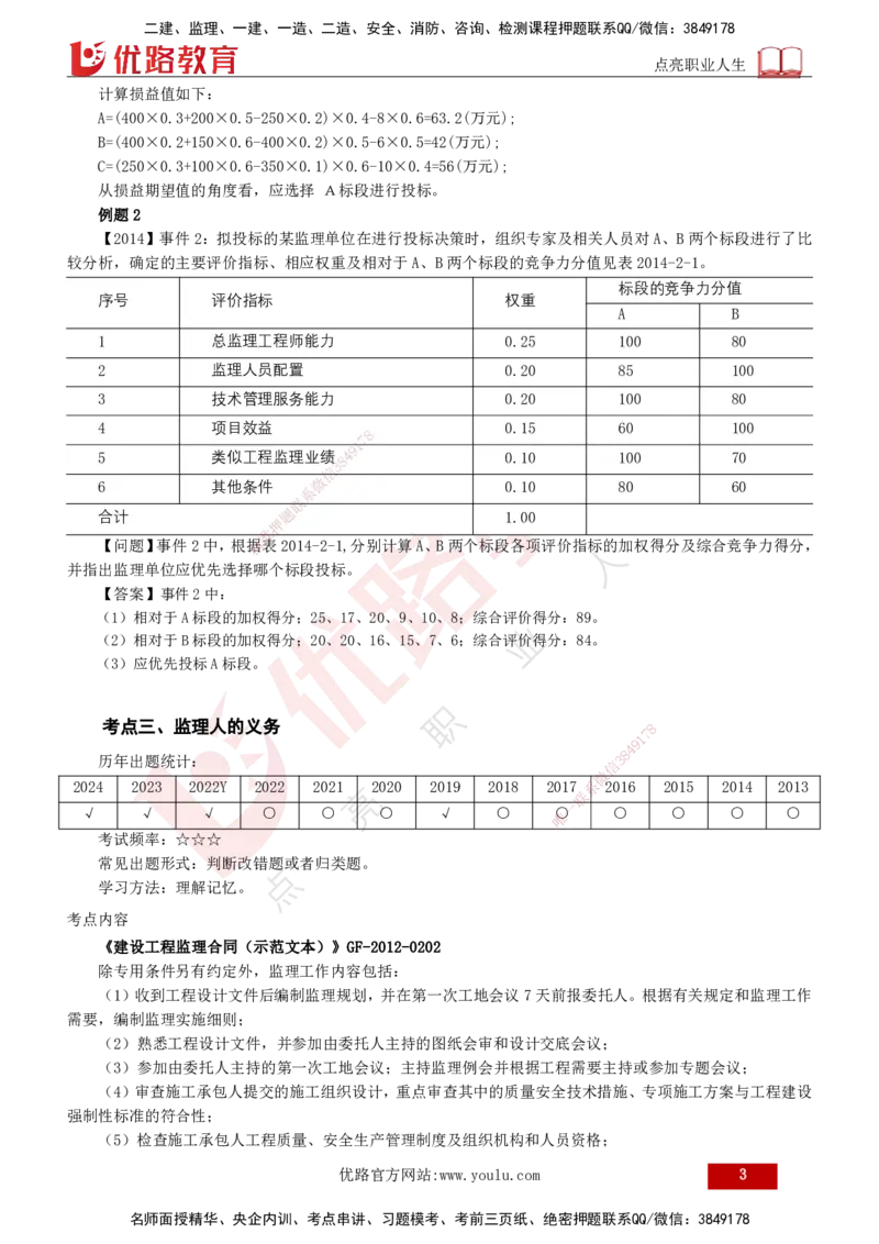 2025年监理《案例（土木）》冲刺密训（1-5章）打印版_监理工程师_2025监理工程师_2025年监理工程师SVIP_2025年监理土建案例SVIP_04-冲刺串讲✿考点强化✿小灶集训_讲义