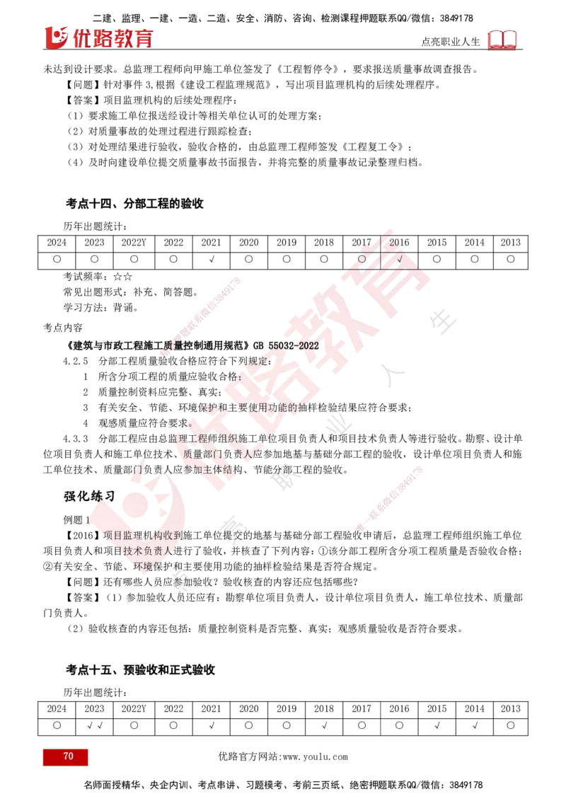 2025年监理《案例（土木）》冲刺密训（1-5章）打印版_监理工程师_2025监理工程师_2025年监理工程师SVIP_2025年监理土建案例SVIP_04-冲刺串讲✿考点强化✿小灶集训_讲义