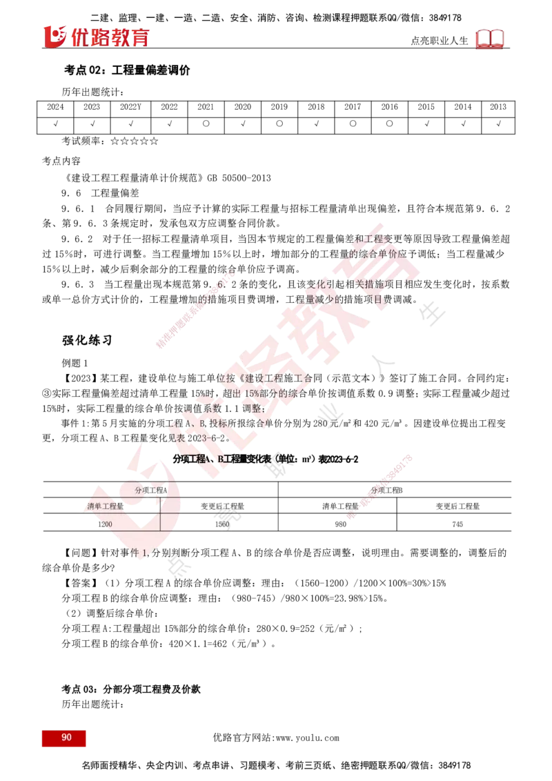 2025年监理《案例（土木）》冲刺密训（1-5章）打印版_监理工程师_2025监理工程师_2025年监理工程师SVIP_2025年监理土建案例SVIP_04-冲刺串讲✿考点强化✿小灶集训_讲义