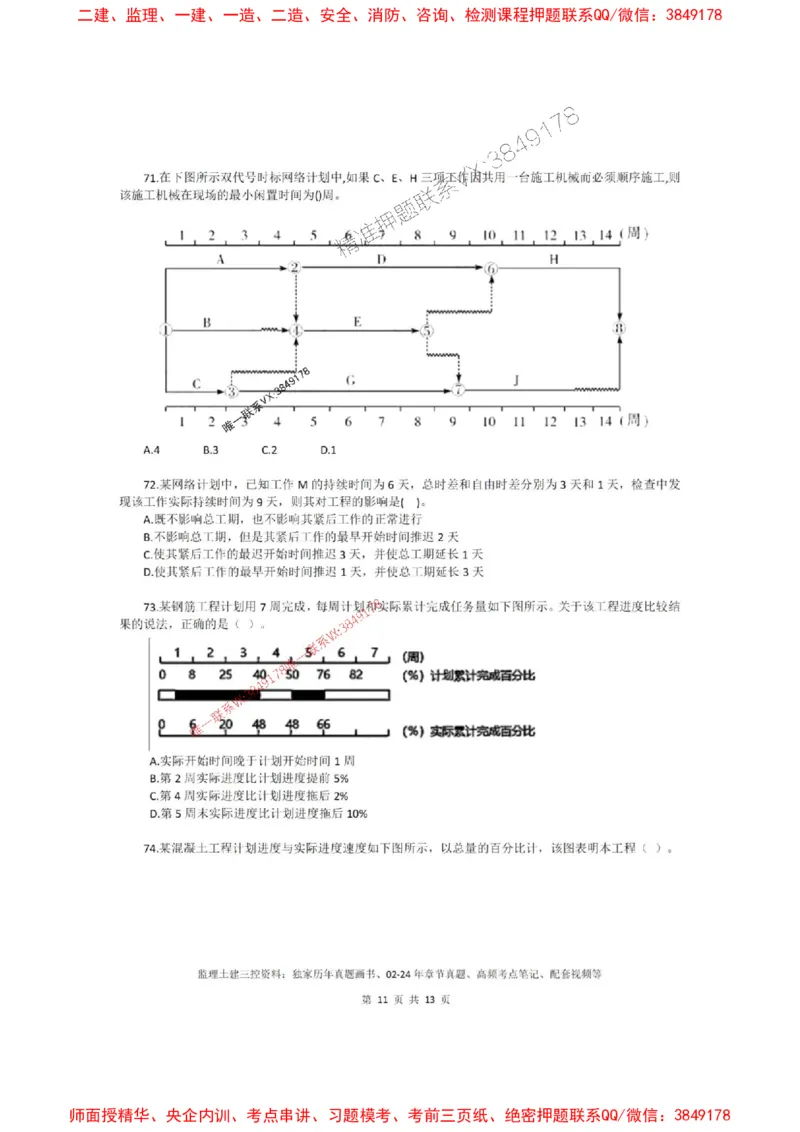 2025版目标控制（土木）计算题特训_1_监理工程师_2025监理工程师_2025年监理工程师SVIP_2025年监理土建控制SVIP_05-考前密训✿央企特训✿机构普押