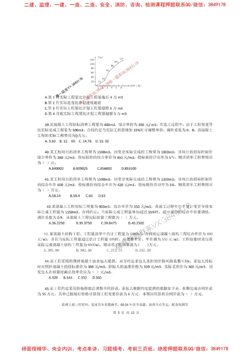 2025版目标控制（土木）计算题特训_1_监理工程师_2025监理工程师_2025年监理工程师SVIP_2025年监理土建控制SVIP_05-考前密训✿央企特训✿机构普押