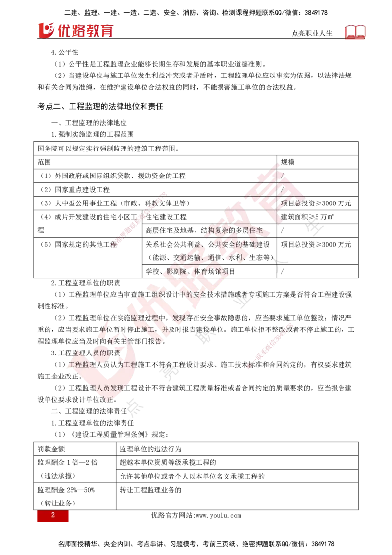 2025年监理《监理概论（第1-2节）》冲刺（打印版）_监理工程师_2025监理工程师_2025年监理工程师SVIP_2025年监理概论法规SVIP_04-冲刺串讲✿考点强化✿小灶集训_讲义