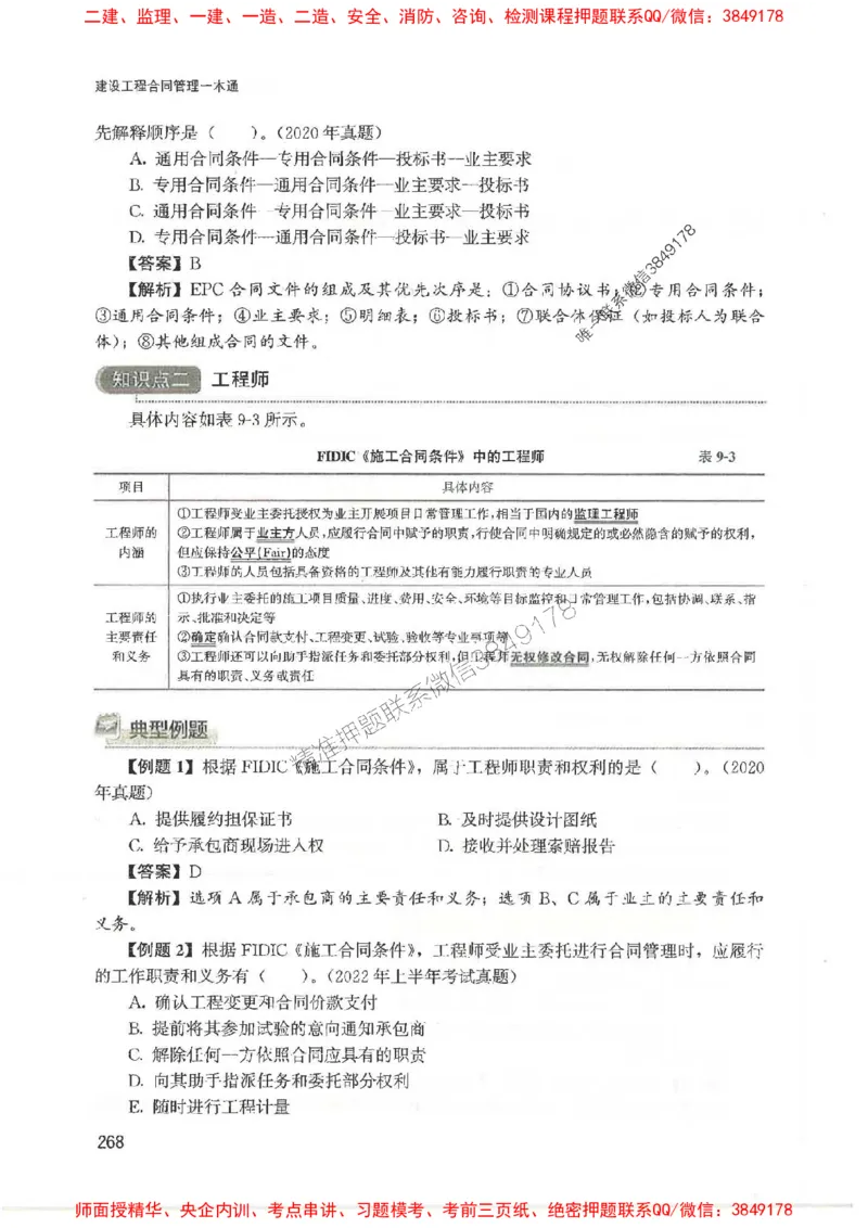 2025监理-合同王竹梅-考点一本通推荐_监理工程师_2025监理工程师_2025年监理工程师SVIP_2025年监理合同管理SVIP_01-精华文档✿电子教材✿历年真题