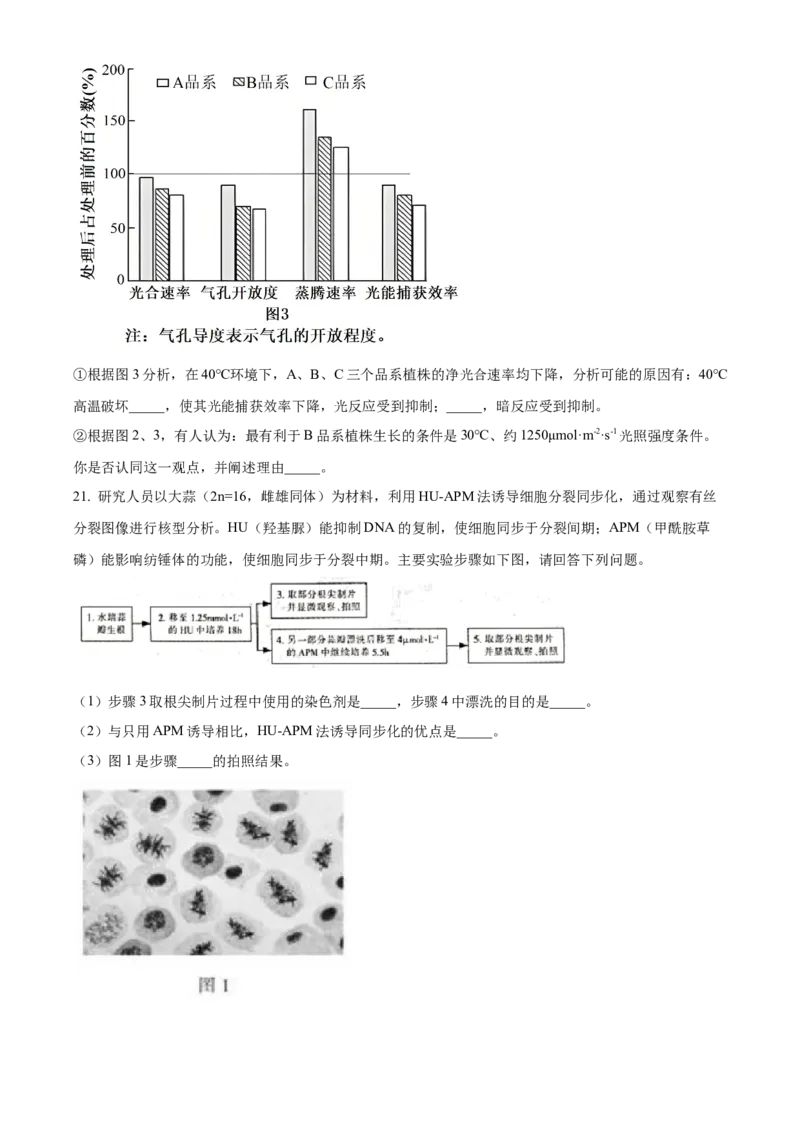 江苏省镇江市丹阳市、南通市2024&mdash;2025学年高一下学期期中考试生物试题（含答案）_2024-2025高一（7-7月题库）_2025年6月7.10新增