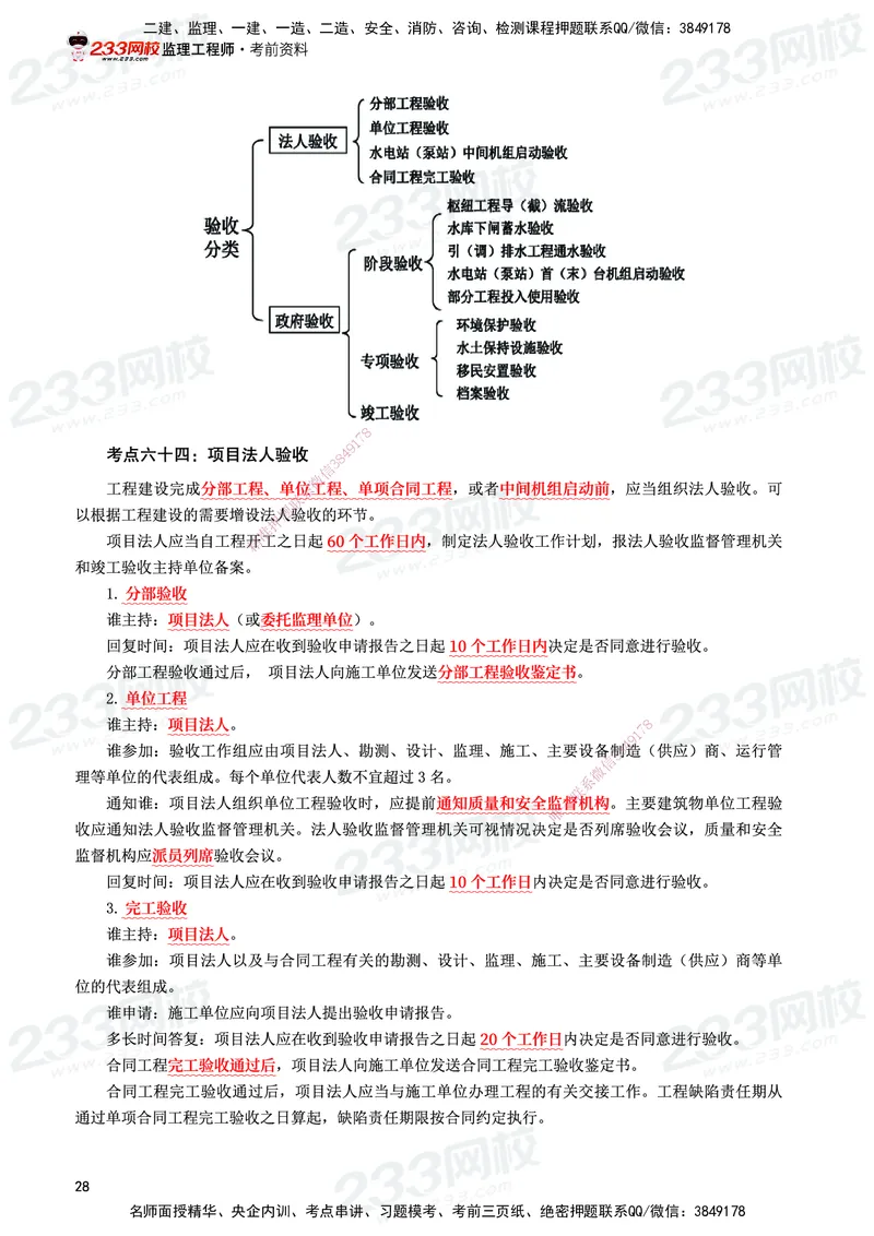 233-水利控制-考前10页纸_监理工程师_2025监理工程师_2025年监理工程师SVIP_2025年监理水利控制SVIP_05-考前密训✿央企特训✿机构普押_16-水利控制《考前10页纸》233