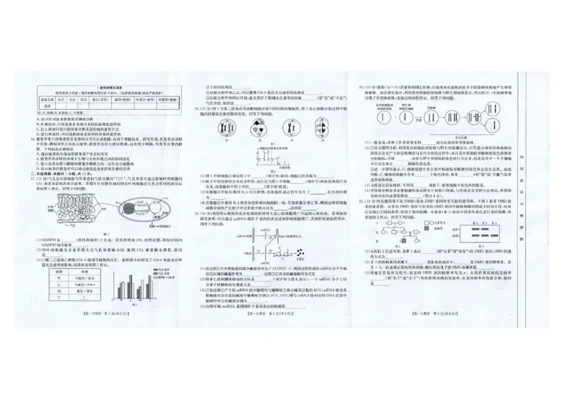 云南省临沧市部分学校2024-2025学年高一下学期期末质量测试生物试题（图片版，无答案）_2024-2025高一（7-7月题库）_2025年7月