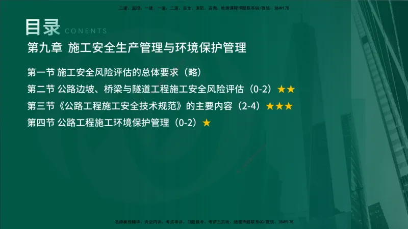 2025年监理《控制（交通）》第9章（在线版）_监理工程师_2025监理工程师_2025年监理工程师SVIP_2025年监理交通控制SVIP_02-基础精讲✿高端面授✿深度强化