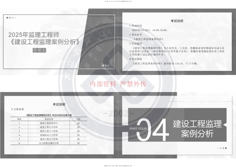 2025年监理《土建案例分析》冲刺_监理工程师_2025监理工程师_2025年监理工程师SVIP_2025年监理土建案例SVIP_04-冲刺串讲✿考点强化✿小灶集训