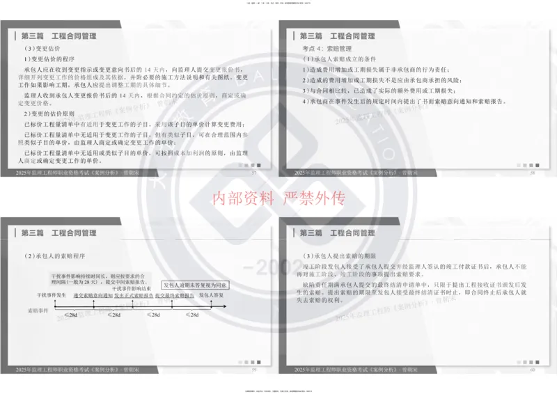 2025年监理《土建案例分析》冲刺_监理工程师_2025监理工程师_2025年监理工程师SVIP_2025年监理土建案例SVIP_04-冲刺串讲✿考点强化✿小灶集训