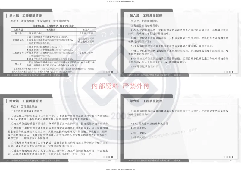 2025年监理《土建案例分析》冲刺_监理工程师_2025监理工程师_2025年监理工程师SVIP_2025年监理土建案例SVIP_04-冲刺串讲✿考点强化✿小灶集训