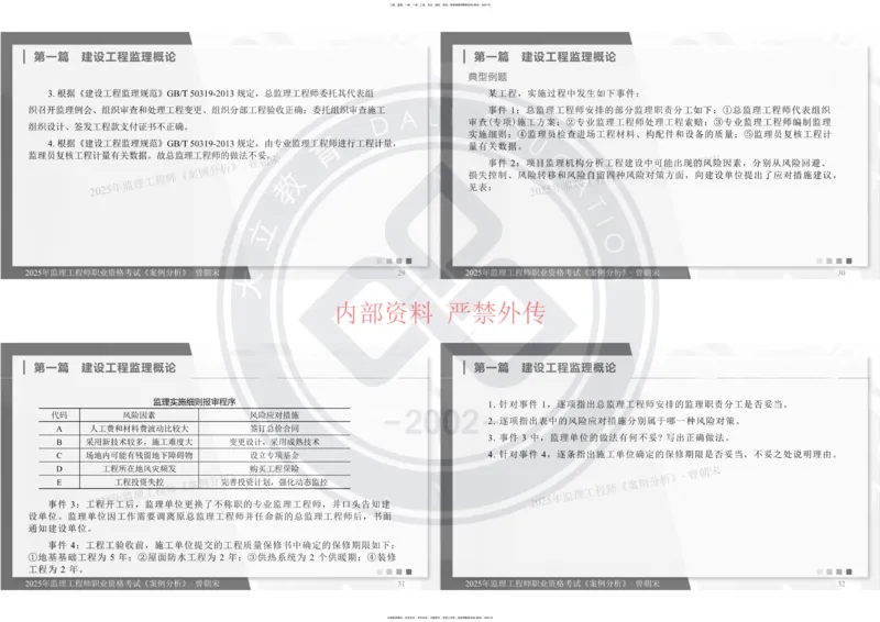 2025年监理《土建案例分析》冲刺_监理工程师_2025监理工程师_2025年监理工程师SVIP_2025年监理土建案例SVIP_04-冲刺串讲✿考点强化✿小灶集训