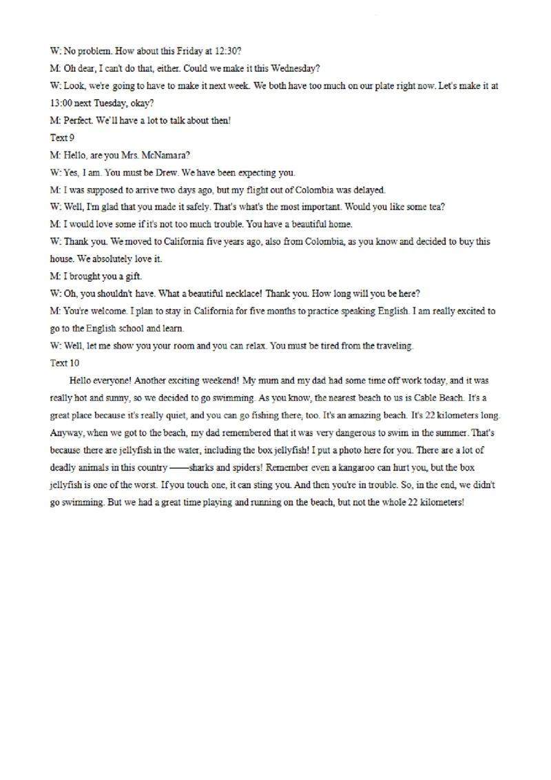 全国乙卷新课标版河南省湘豫名校联考2024届春季学期高三年级第四次模拟考试(5.15-5.16)英语试题+答案解析(1)_2024年5月_025月合集