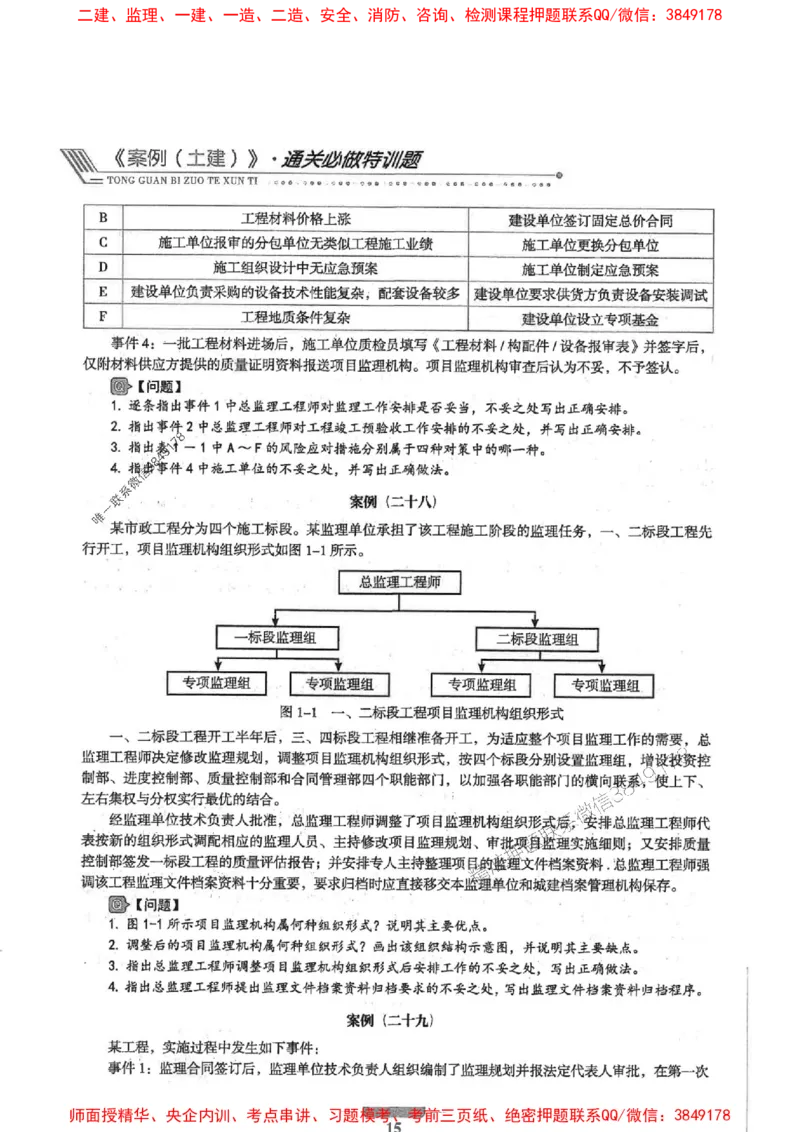 2025年监理土建案例-核心母题1000题推荐_监理工程师_2025监理工程师_2025年监理工程师SVIP_2025年监理土建案例SVIP_01-精华文档✿电子教材✿历年真题