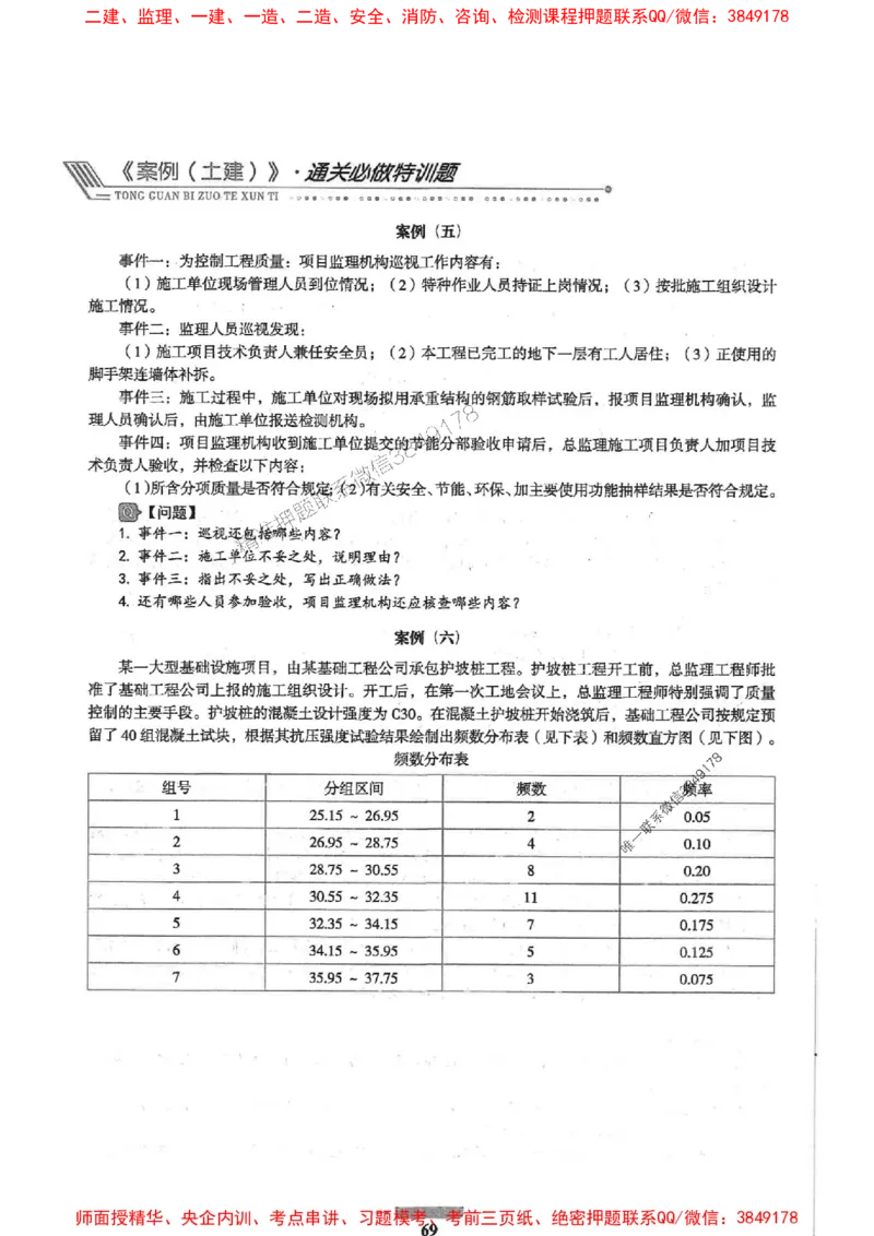 2025年监理土建案例-核心母题1000题推荐_监理工程师_2025监理工程师_2025年监理工程师SVIP_2025年监理土建案例SVIP_01-精华文档✿电子教材✿历年真题
