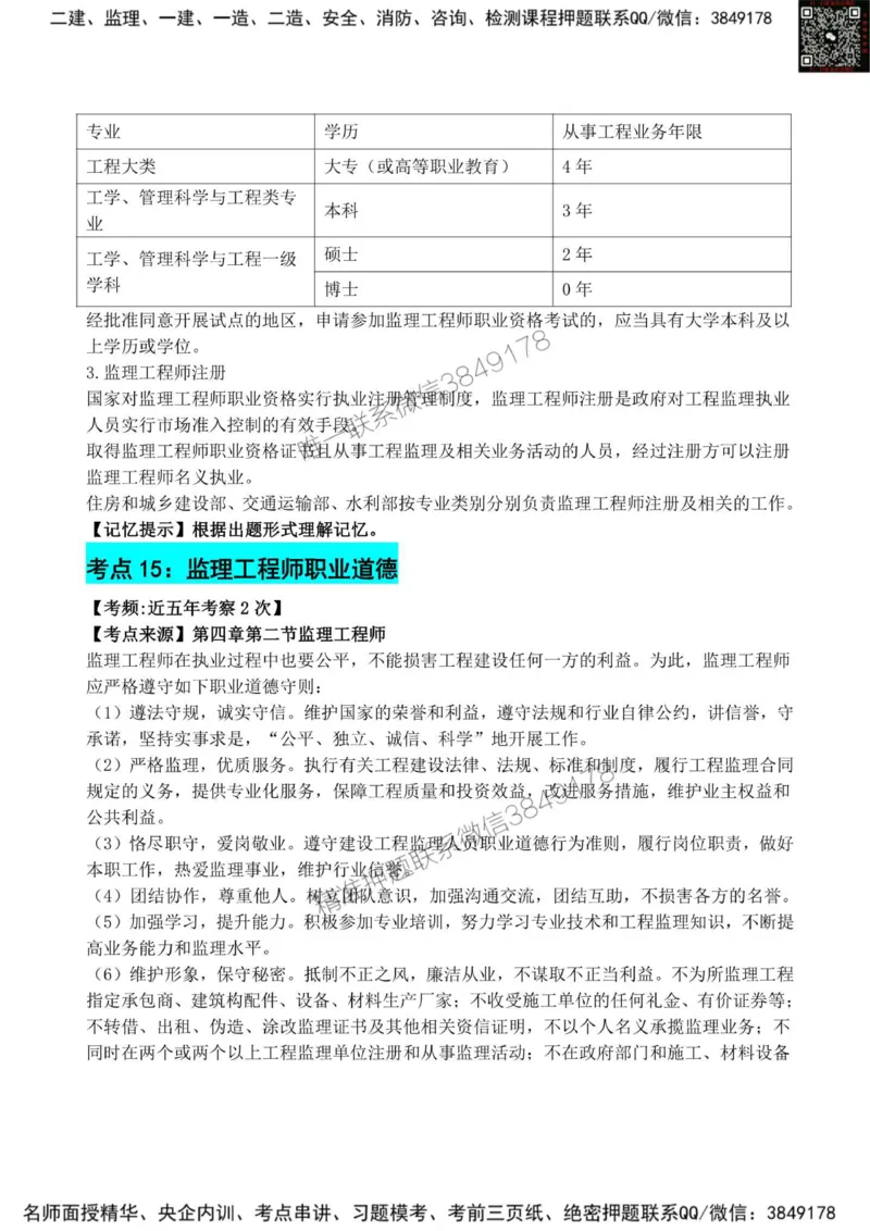 2025监理《法规》考前狂背50点_监理工程师_2025监理工程师_2025年监理工程师SVIP_2025年监理概论法规SVIP_01-精华文档✿电子教材✿历年真题_25-法规《考前狂背50点》SMR