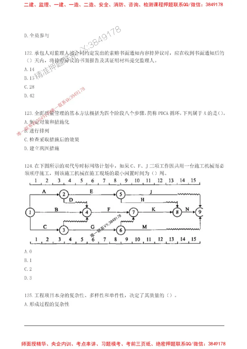 2025监理目标控制(水利)高频易得分200题_监理工程师_2025监理工程师_2025年监理工程师SVIP_2025年监理水利控制SVIP_01-精华文档✿电子教材✿历年真题