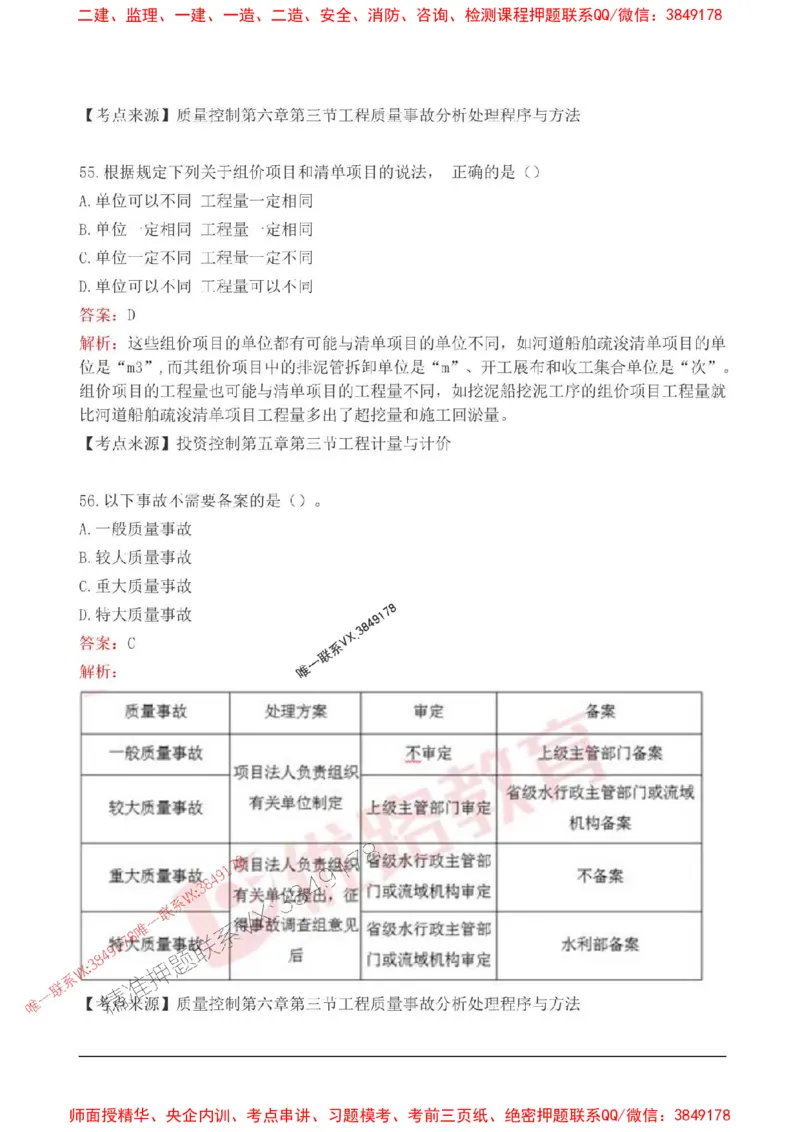 2025监理目标控制(水利)高频易得分200题_监理工程师_2025监理工程师_2025年监理工程师SVIP_2025年监理水利控制SVIP_01-精华文档✿电子教材✿历年真题