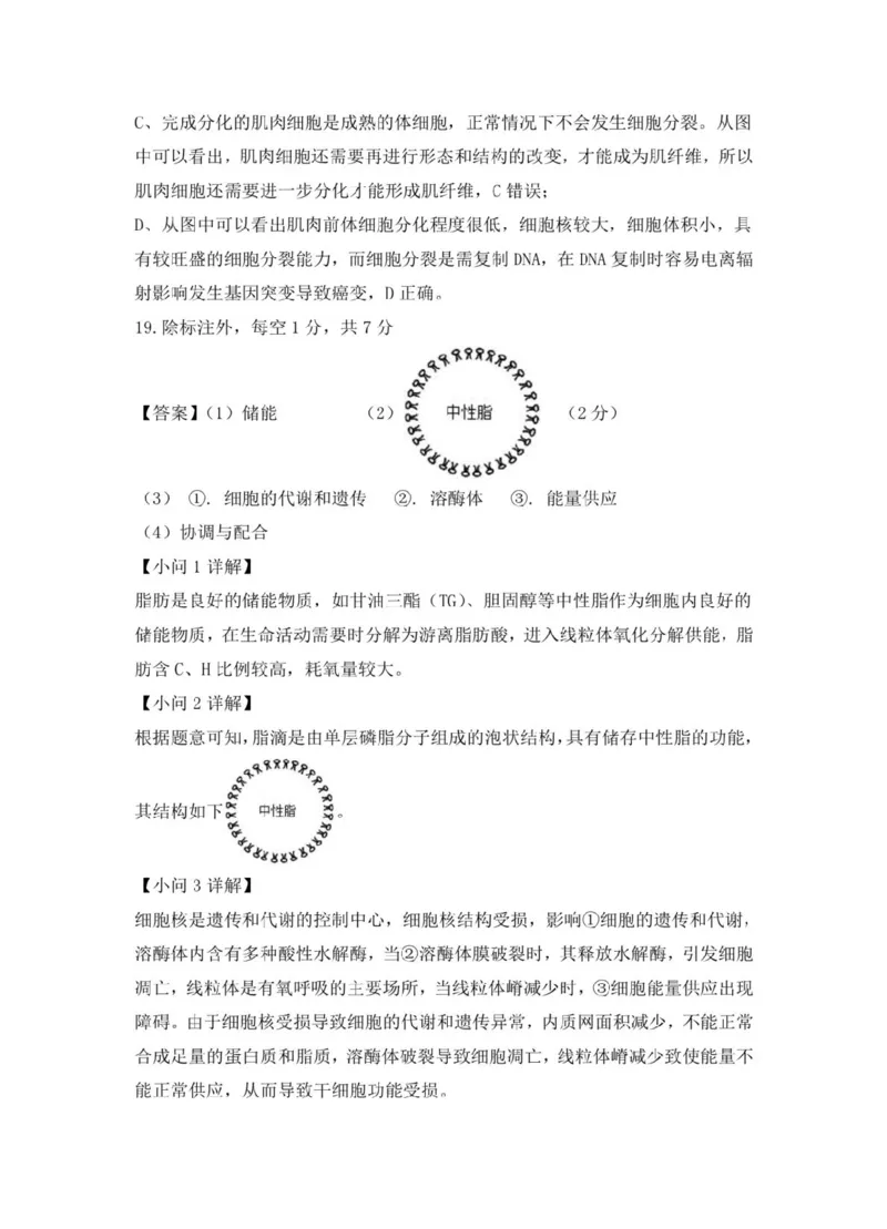 安徽省蚌埠市A层高中2024-2025学年搞一下学期第四次联考生物试卷（扫描版有解析）_2024-2025高一（7-7月题库）_2025年03月试卷_0321安徽省蚌埠市A层高中2024-2025学年高一下学期第四次联考