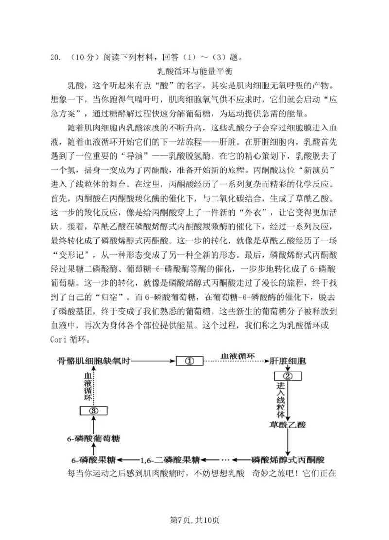 安徽省蚌埠市A层高中2024-2025学年搞一下学期第四次联考生物试卷（扫描版有解析）_2024-2025高一（7-7月题库）_2025年03月试卷_0321安徽省蚌埠市A层高中2024-2025学年高一下学期第四次联考