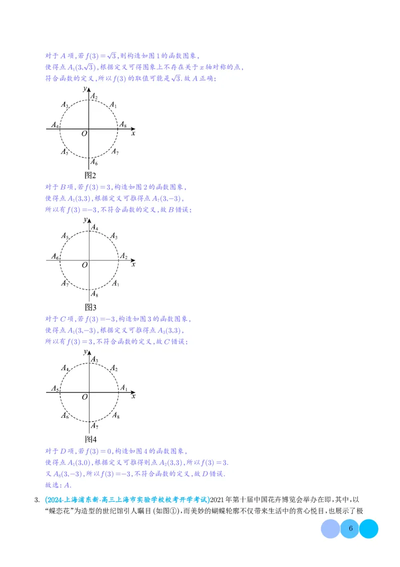 函数的旋转、两函数的对称问题与不动点问题（解析版）(1)_2024年4月_01按日期_6号_2024届新结构高考数学合集_新高考19题（九省联考模式）数学合集140套