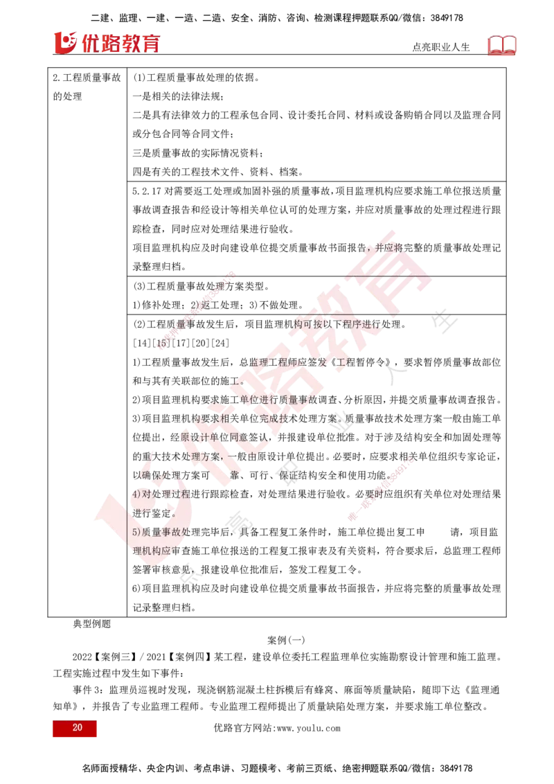 25年《案例分析（土建）》第15-17个知识点（打印版）_监理工程师_2025监理工程师_2025年监理工程师SVIP_2025年监理土建案例SVIP_02-基础精讲✿高端面授✿深度强化