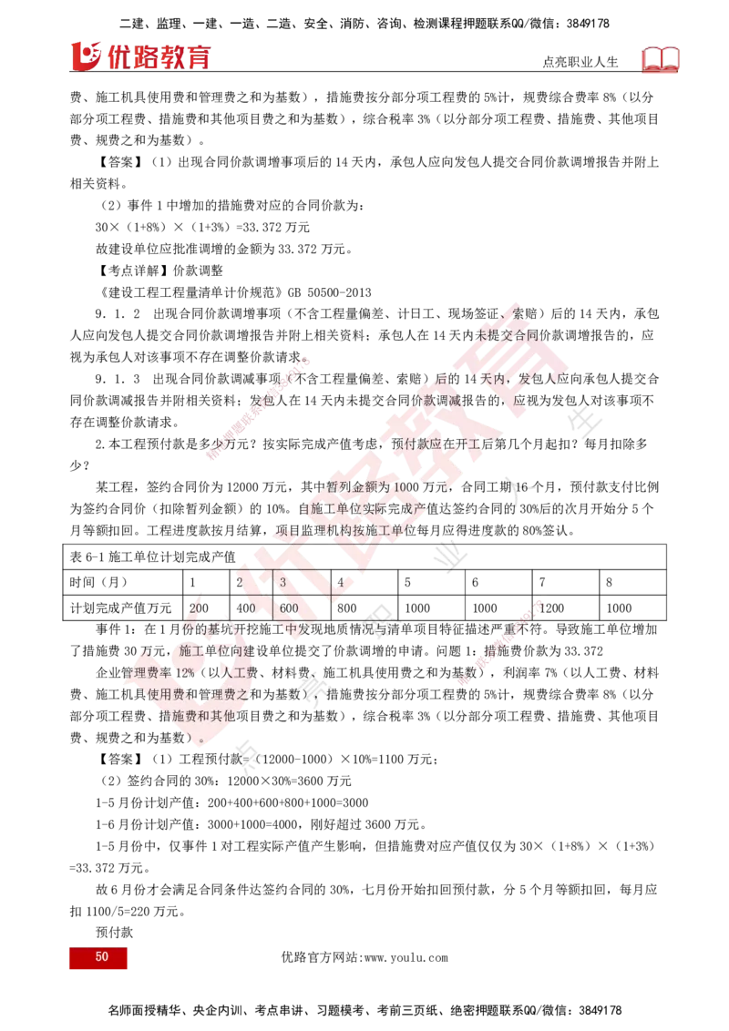 2025监理《案例（土木）》特训（打印版）_监理工程师_2025监理工程师_2025年监理工程师SVIP_2025年监理土建案例SVIP_04-冲刺串讲✿考点强化✿小灶集训_讲义