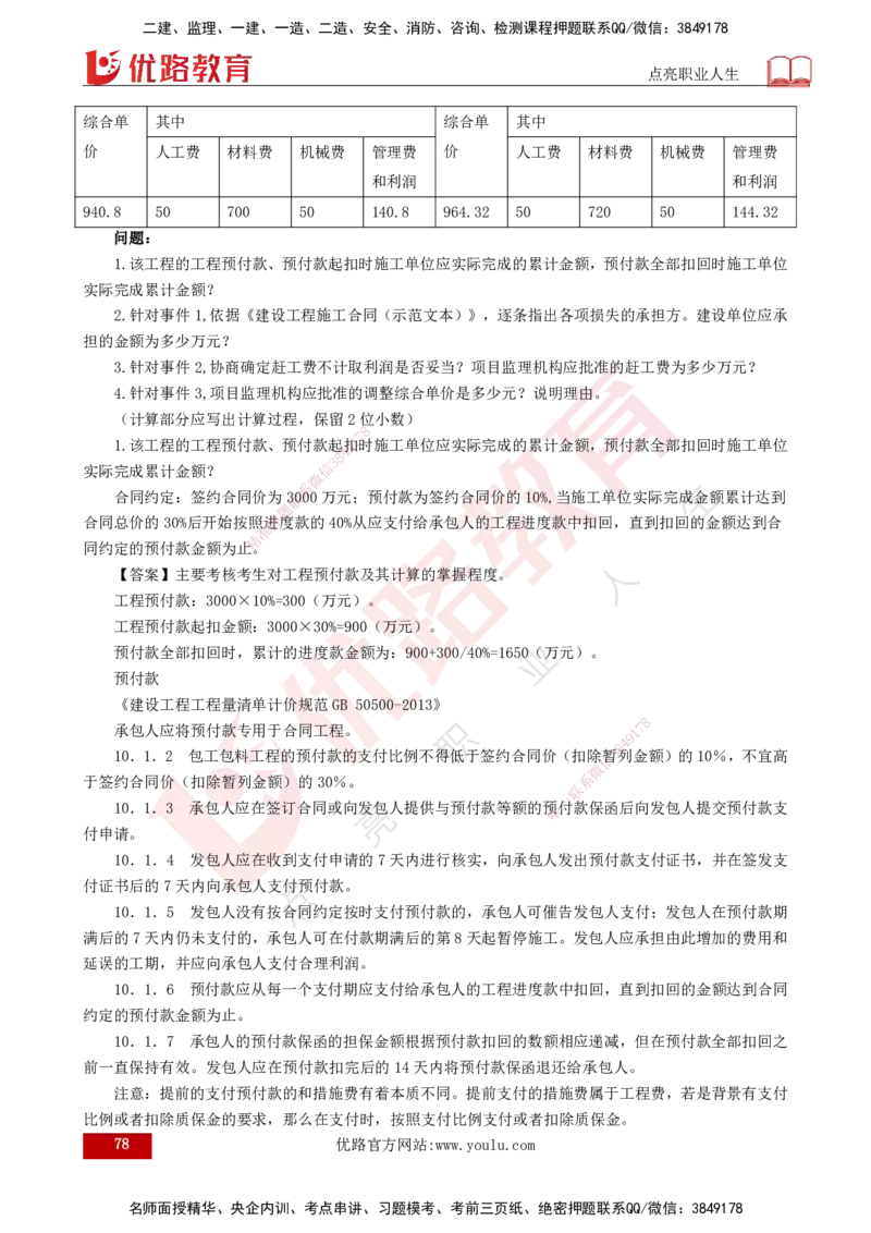 2025监理《案例（土木）》特训（打印版）_监理工程师_2025监理工程师_2025年监理工程师SVIP_2025年监理土建案例SVIP_04-冲刺串讲✿考点强化✿小灶集训_讲义