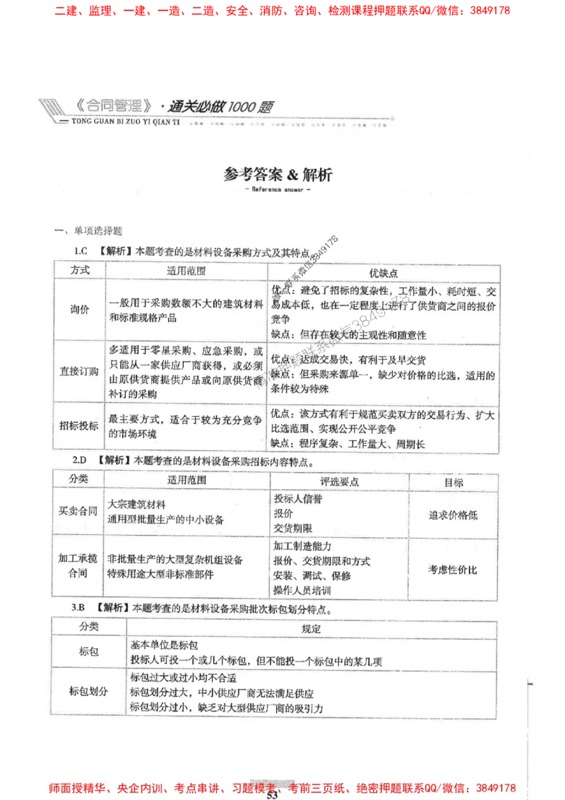 2025年监理合同管理-核心母题1000题推荐_监理工程师_2025监理工程师_2025年监理工程师SVIP_2025年监理合同管理SVIP_01-精华文档✿电子教材✿历年真题