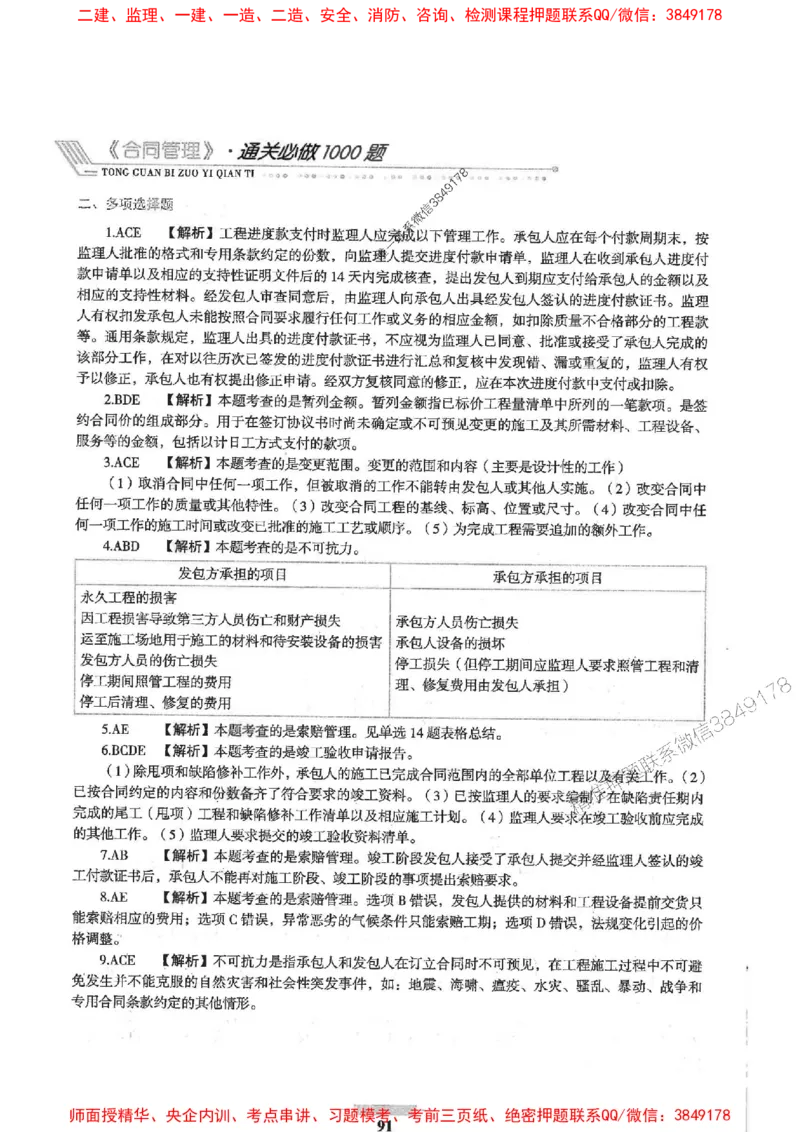2025年监理合同管理-核心母题1000题推荐_监理工程师_2025监理工程师_2025年监理工程师SVIP_2025年监理合同管理SVIP_01-精华文档✿电子教材✿历年真题